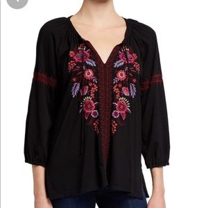 🆕 Johnny Was Plus Size Marcella Peasant Blouse 🌸